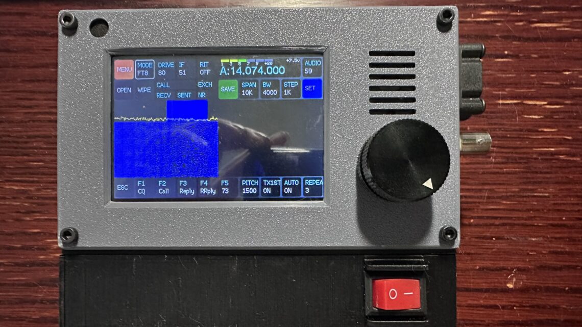 Updated case for the zBitx radio